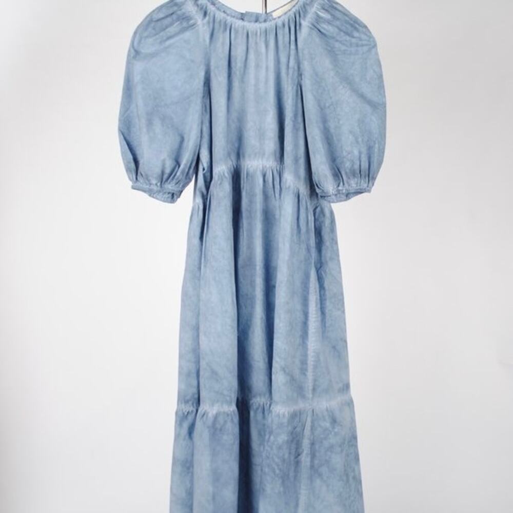 THE GREAT THE PARK DRESS  INDIGO FOG WASH size 1 / US S - Picture 3 of 12